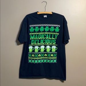 St. Patrick's Tee Black in Large